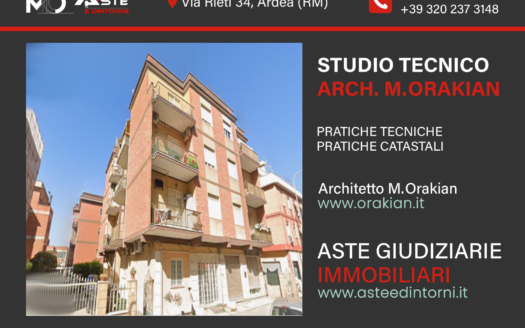APPARTAMENTO AL PIANO TERZO IN POMEZIA (RM), VIA OLANDA N. 13