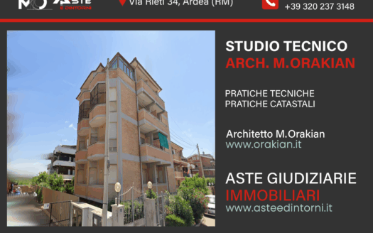 APPARTAMENTO AL PIANO SEMINTERRATO IN ARDEA (RM), VIA BOLOGNA N. 208