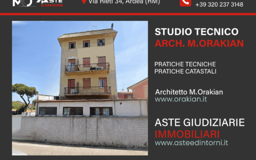 APPARTAMENTO AL PIANO PRIMO IN ARDEA (RM), VIALE SAN LORENZO N. 229